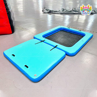 Plateforme flottante gonflable portable en PVC pour piscines, yachts, sports nautiques, jet-skis et installations de loisirs – Tapis flottant aquatique