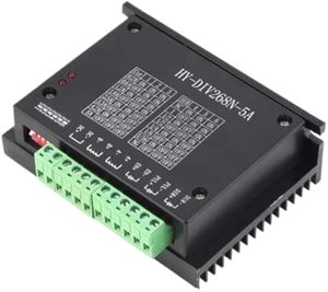 Aismartlink <span class=keywords><strong>TB6600</strong></span> 0,2-<span class=keywords><strong>5A</strong></span> Controlador CNC, Controlador de motor paso a paso Nema 17,23, Motor paso a paso híbrido de dos fases de un solo eje para CNC - Product Image 1