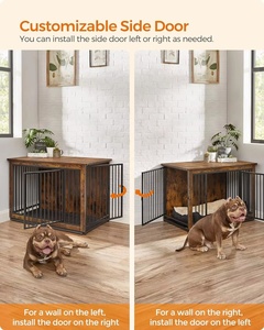 Jaula Moderna <span class=keywords><strong>de</strong></span> Madera para Perros al por Mayor, Resistente a Impactos, con Cierre <span class=keywords><strong>de</strong></span> Botón a Presión, Elegante Jaula para Mascotas para <span class=keywords><strong>el</strong></span> Hogar - Product Image 4