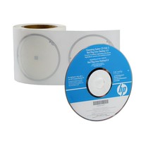 Étiquette NFC ronde ISO15693 SLIX pour la gestion des stocks de CD/DVD, étiquette de déclenchement musical DIY
