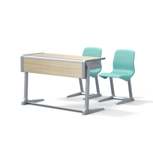 Modern Comfortable Steel <strong>Student</strong> Classroom Desks and Chairs School Furniture Equipment <strong>Supplier</strong> Manufacturer - Product Image 3