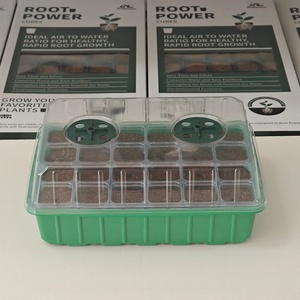 24 Cell <b>Seedling</b> <b>Trays</b> Coconut Fiber Starter Blocks Hydroponic Growing Nursery Pots Garden Propagation - Product Image 2