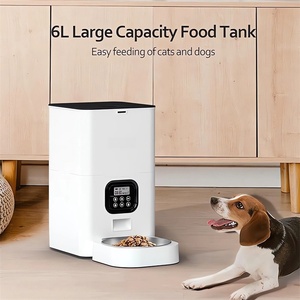 6L Smart Pet Dog Feeder Automatique Fournitures D'alimentation Pour Animaux De Compagnie Timing Pet Distributeur De Nourriture Sèche Chronométré Chat Mangeoires - Product Image 4