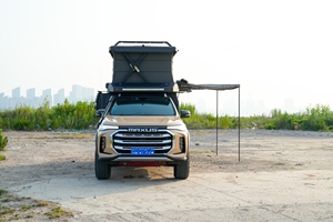 Remorque de camping-car moderne, légère, en aluminium, 4x4, imperméable, personnalisable en couleur, avec toit relevable, <span class=keywords><strong>pour</strong></span> <span class=keywords><strong>2</strong></span> <span class=keywords><strong>personnes</strong></span>, tout-terrain - Product Image 3