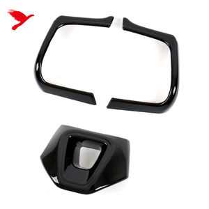 ฝาครอบพวงมาลัยภายในสำหรับ <span class=keywords><strong>Toyota</strong></span> CH-R <span class=keywords><strong>CHR</strong></span> AX20 2023-2025อุปกรณ์ตกแต่งรถยนต์ฝาครอบพวงมาลัยตกแต่งซ้อนทับสไตล์คาร์บอนไฟเบอร์ - Product Image 4