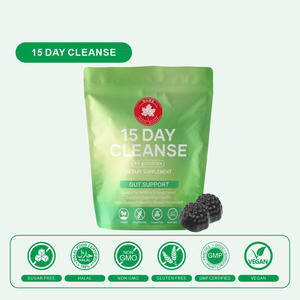 Suplemen Herbal Pembersih Usus Dewasa Bentuk Permen Jeli 15 Hari Kesehatan Pencernaan, Dukungan Pergerakan Usus & Peningkat Energi - Product Image 3