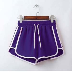 I-0246 Candy Color Plus Size Sport Shorts Lady Elastic Waist Home Wear Shorts <b>Women</b> Summer Casual Shorts - Product Image 2