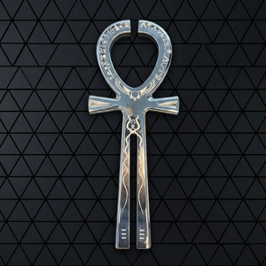 Diapasón Ankh Llave de la Vida 256Hz / 697Hz Gigante de Doble Cara, Set de Instrumentos de Sanación Sonora con Manual - Product Image 1