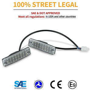 Eclairage de plaque d'immatriculation à LED pour Toyota 4Runner <span class=keywords><strong>1996</strong></span>-2024 Sequoia Sienna <span class=keywords><strong>Previa</strong></span> 10 Series Land Cruiser Prado 2000 series 2019 - Product Image 3