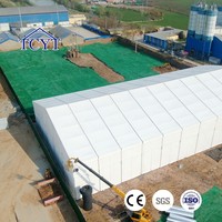 Tente d'entrepôt professionnelle sur mesure, auvent imperméable, chapiteau, tente de stockage industrielle