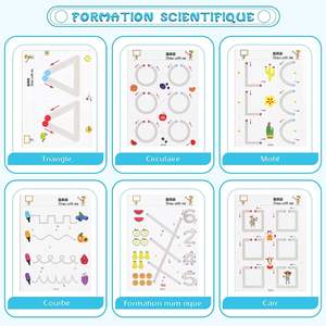 Tablette à dessin Stylo Entraînement à la main Enfants Jouets <span class=keywords><strong>Montessori</strong></span> Livres magiques éducatifs Livres d'apprentissage pour enfants Écriture - Product Image 5