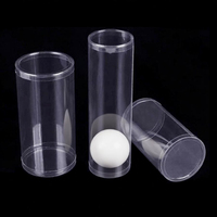 Emballage transparent en plastique pour balles de pickleball, tube transparent, boîte cylindrique pour balles de pickleball, tubes d'emballage en plastique