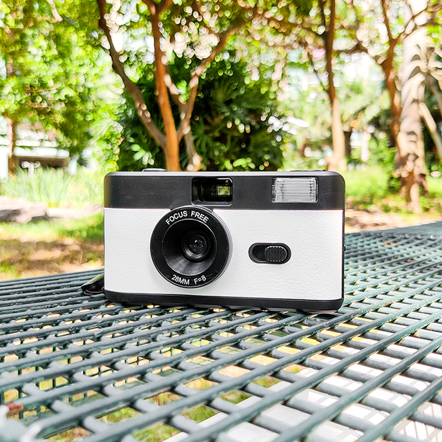 Factory Custom Colorful Vintage Point Shoot Non Disposable Film Cam Custom 35mm Flash Reusable Film Camera