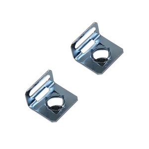 Crochet mural pour <span class=keywords><strong>album</strong></span> photo, cadre photo, en fer carré à trou unique, sans clou, dissimulé, argenté, galvanisé, 13x11 mm, Hongzun - Product Image 5