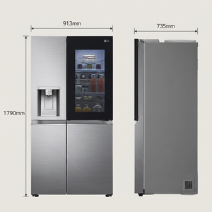 655L LGG Premium Window <b>Refrigerator</b> French Door Spacious Design Energy Saving Large Side-by-Side Stock Frost-Fre Frost-Free Ref - Product Image 1