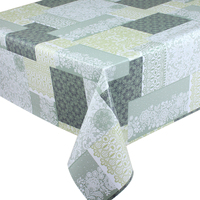 Nouvelle nappe en PVC écologique à motif géométrique, anti-salissure et résistante à la saleté, peut être coupée et mise sur le marché