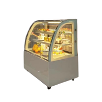 Vitrine réfrigérée de comptoir professionnelle et moderne pour pâtisserie et boulangerie