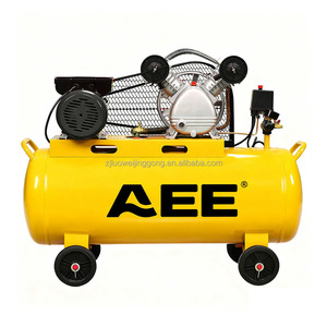 Compresor de Aire de Alta Capacidad Tipo V 2051 de 3hp Accionado por Correa de 100 Litros - Product Image 1