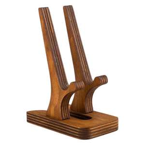 Support de téléphone et tablette en bois, couleur rétro, support de bureau en bois massif pour la maison, la cuisine, support d'affichage de recettes - Product Image 3