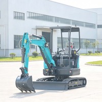 Mini-excavatrice diesel sur châssis, haute capacité de franchissement, micro-pelle hydraulique, accessoires de travail pour les travaux agricoles, personnalisable