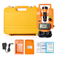Théodolite numérique de haute précision Dingfeng DJ-02GL avec laser supérieur et inférieur (lumière rouge et verte) pour instruments optiques de construction