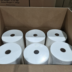 Hot Bán Nặng Công Nghiệp Làm Sạch Khăn Lau Giấy Tay Khăn Cuộn Công Nghiệp Jumbo Màu Xanh Khăn Giấy Cuộn - Product Image 6