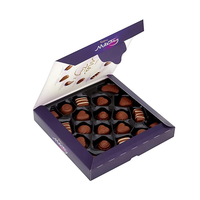 Boîte à chocolat en carton rigide personnalisée à 12 compartiments, boîte à macarons, boîte cadeau de fête, papier texturé gaufré, boîte à confiserie vide