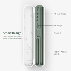 Boîte de rangement en plastique pour stylos, anti-chute, élégante, portable, <span class=keywords><strong>compatible</strong></span> avec les tablettes et les téléphones mobiles, y compris <span class=keywords><strong>Apple</strong></span> <span class=keywords><strong>Pencil</strong></span> et autres modèles de téléphones. - Product Image 4