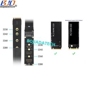 NGFF <span class=keywords><strong>M</strong></span>.<span class=keywords><strong>2</strong></span> Key-<span class=keywords><strong>M</strong></span>-Schnitts telle zu Schlüssel B <span class=keywords><strong>M</strong></span> PCI-E 4.0 X4 2280 M2 NVME SATA SSD-Adapter karte mit 0,3 <span class=keywords><strong>M</strong></span> Hochgeschwindigkeits-FPC-Verlängerung kabel - Product Image 4