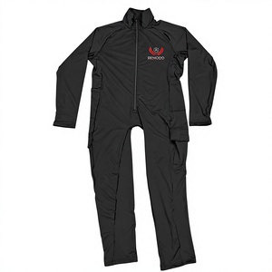 Combinaison Femme Zippée Personnalisable à Manches Longues, Body Une Pièce en Spandex/Polyester, Ensemble de Yoga Longueur Intégrale avec Poche – Vente en Gros - Product Image 1