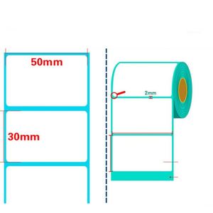 สติกเกอร์ฉลากความร้อนโดยตรงแบบเปล่าสำหรับ OEM ฉลากกาวสำหรับการจัดส่งสินค้าออนไลน์ - Product Image 3