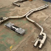 Tuyau d'échappement en acier inoxydable 304 pour Audi S6, S7, RS6, RS7, A8, S8, C7 4.0. Tuyau d'échappement, 100% soudé TIG.