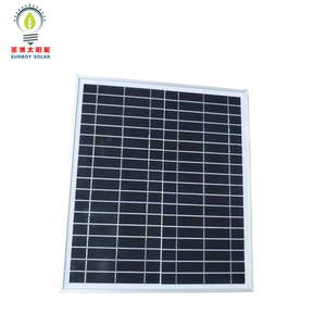 Modules photovoltaïques solaires monocristallins en silicium 20W 350*400mm, système 18V, efficacité 20-22%, type PERC SS-20W 2 - Product Image 2
