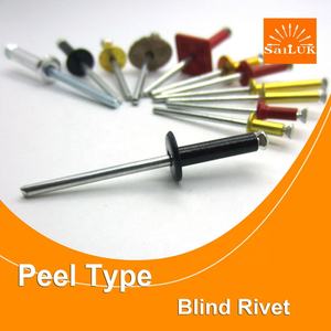 Sailuk Couleur <span class=keywords><strong>Pop</strong></span> <span class=keywords><strong>Rivet</strong></span> Dôme Tête Acier Aluminium <span class=keywords><strong>Rivet</strong></span> Aveugle - Product Image 4