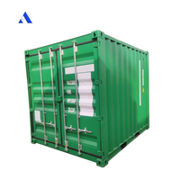 Conteneur d'expédition en acier corten portable de 10 pieds (3 mètres) de longueur, prix de vente