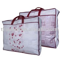 Ensembles de literie Non tissés, sac d'emballage pour couette, couette, couverture, avec fermeture éclair, 100 pièces