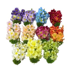 Fleurs artificielles Qiye, têtes de fleurs de colza en soie, décoration de mariage et de maison, style rural - Product Image 2