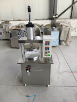 Presse à feuilles de pâte commerciale pour la fabrication de roti, machine à tortillas pneumatique automatique