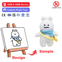 Oreillers en peluche souples sur mesure certifiés CE ASTM Porte-clés Chiffres Fabricant de jouets Peluche super douce PP Pas de minimum