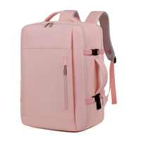 Sac d'ordinateur multifonctionnel extensible de grande capacité Sac à dos de voyage d'affaires étanche avec compartiment à chaussures Sac à dos de voyage d'embarquement