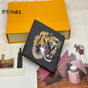 Portafoglio Unisex <span class=keywords><strong>di</strong></span> Lusso 2025 in PU, Corto, Bifold, Nuovo Design con Stampa Effetto Pelle Genuina, Portatile per <span class=keywords><strong>Carte</strong></span> <span class=keywords><strong>di</strong></span> <span class=keywords><strong>Credito</strong></span> - Product Image 1