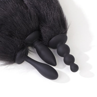 Jouets sexuels, accessoires SM, plug anal en silicone détachable, jouet d'entraînement pour l'expansion du anus féminin, queue de renard