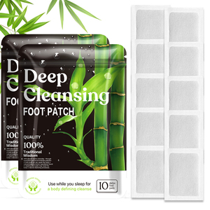 Coussinets pour les pieds nettoyants en profondeur pour un meilleur sommeil Soins des pieds Coussinets pour les pieds biologiques <span class=keywords><strong>japonais</strong></span> <span class=keywords><strong>de</strong></span> qualité supérieure avec poudre <span class=keywords><strong>de</strong></span> gingembre 10 pièces - Product Image 2