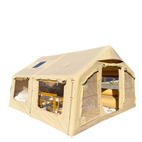 Tente gonflable promotionnelle fabriquée en usine, tente de camping imperméable pour la randonnée en plein air