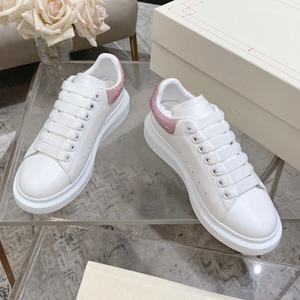 Zapatos Casuales de Diseño de Lujo con Cordones y Diamantes Rosados, Antideslizantes, Cómodos, Ligeros y Transpirables para Todas las Temporadas - Product Image 4