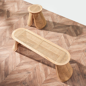 Dreamhause Solid Wood <strong>Stool</strong> Living Room Bedroom Balcony Decorative Bench Corner <strong>Table</strong> Side <strong>Table</strong> <strong>Dining</strong> Bench Bed End <strong>Stool</strong> - Product Image 3