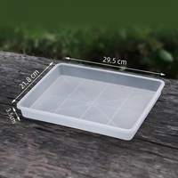 Plateau de germination pour plantes de jardinage à 20 cellules, supports de rangement carrés en plastique pour pots de 5 cm avec couvercle transparent