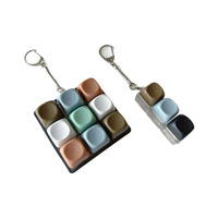 Jouet anti-stress en plastique en forme de chat, clavier testeur 9 touches avec bouton de décompression transfrontalier, jouet à presser pour les doigts de téléphone