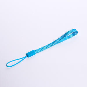 Corde de sangle de poignet tressée <span class=keywords><strong>en</strong></span> polyester coloré OEM pour clés, clés, porte-clés, porte-badges d'identification - Product Image 5