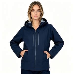 Veste de montagne tendance pour <span class=keywords><strong>femme</strong></span>, multi-poches, coupe-vent, résistante aux plis, streetwear, veste coupe-vent, camping, extérieur, personnalisable - Product Image 1